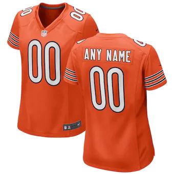 womens-nike-orange-chicago-bears-alternate-custom-game-jers